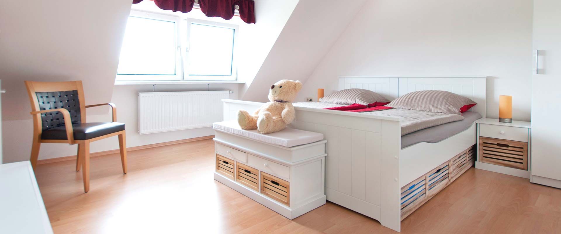 Gemütliches Gästezimmer der Pension in Salzwedel