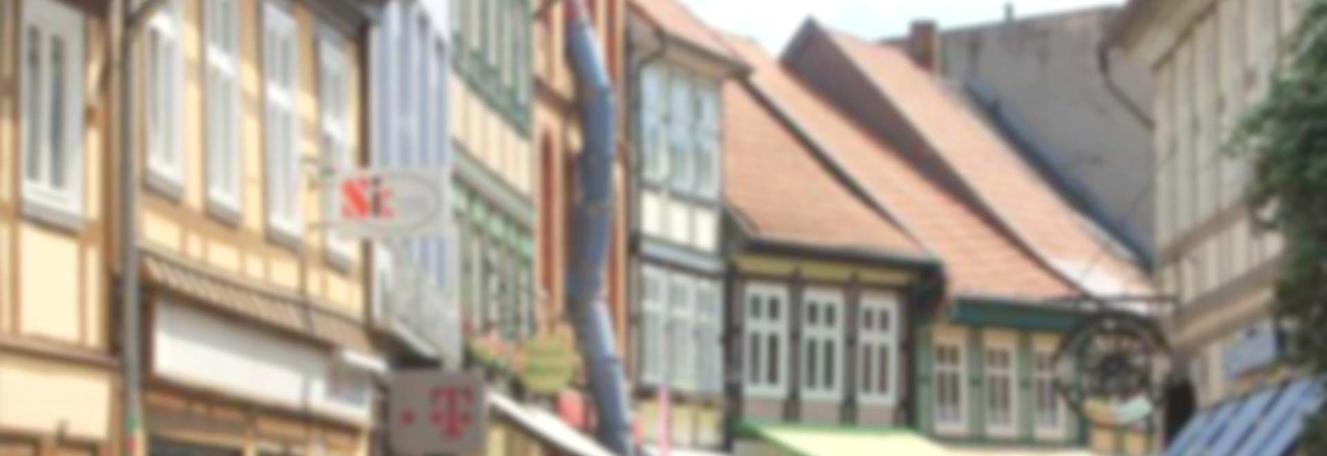 Fachwerkfassaden in der Altstadt von Salzwedel